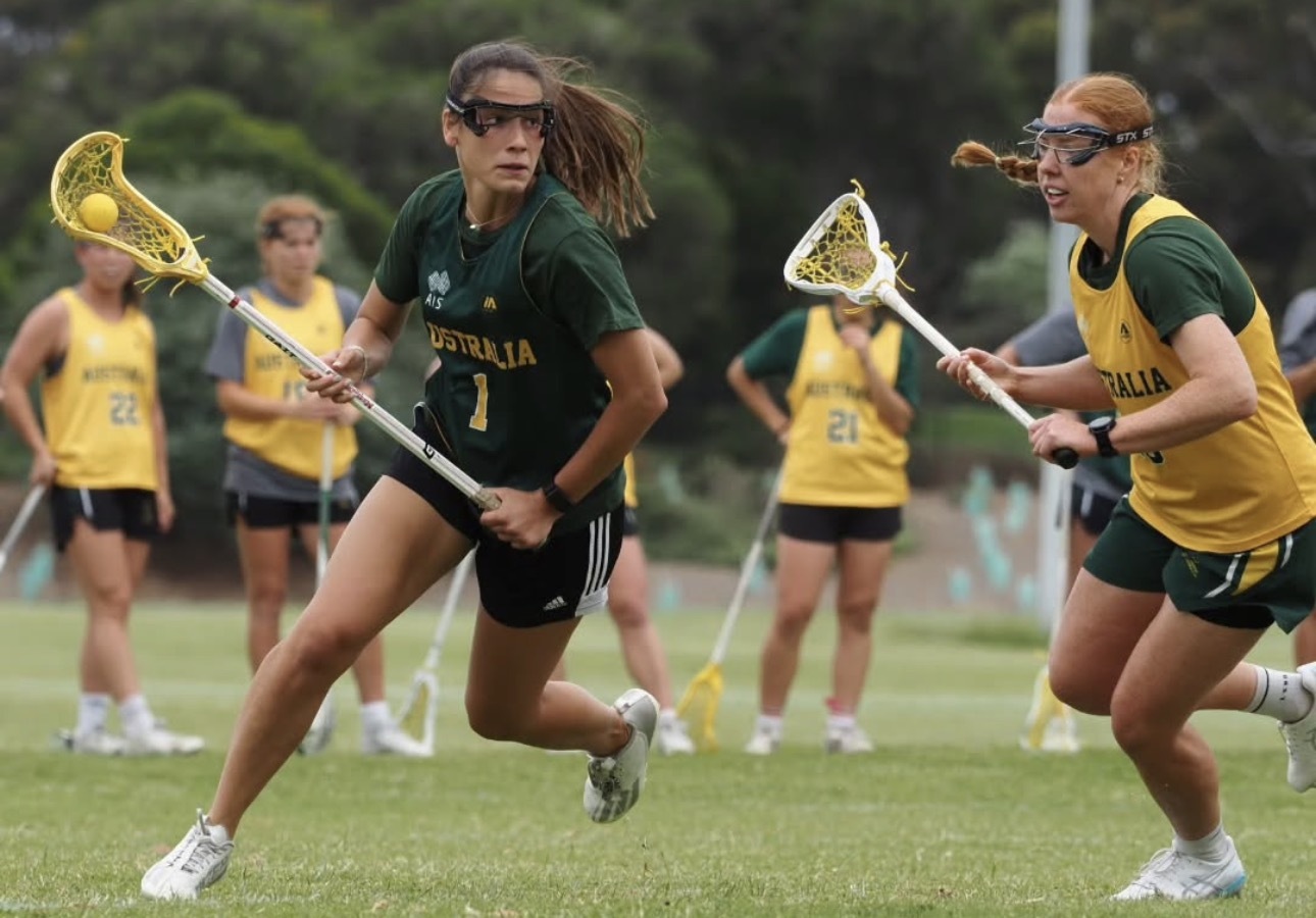 Lauren playing with AUSTRALIA